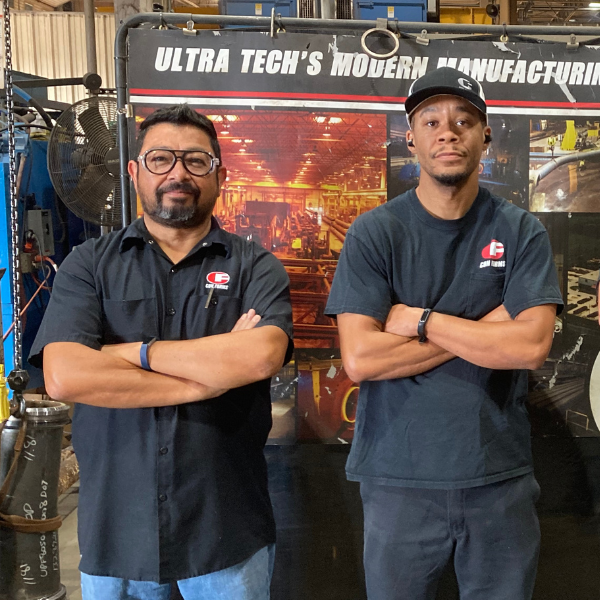 Two Ultra Tech QC team members